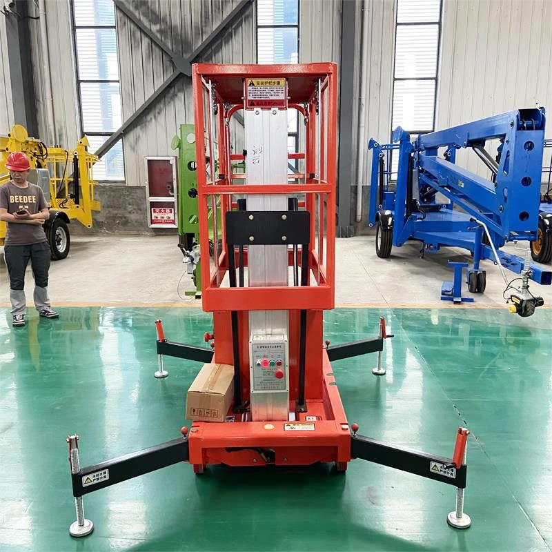 Foldable Double Masts Vertical Lift factory