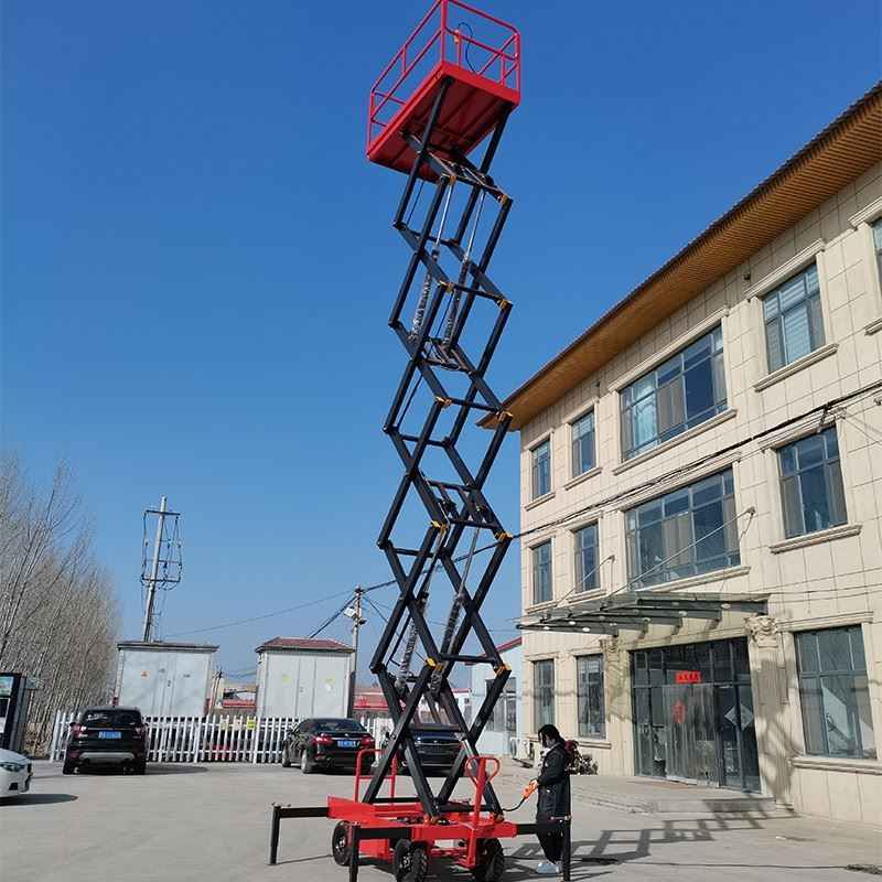 Push Around Scissor Lift factory