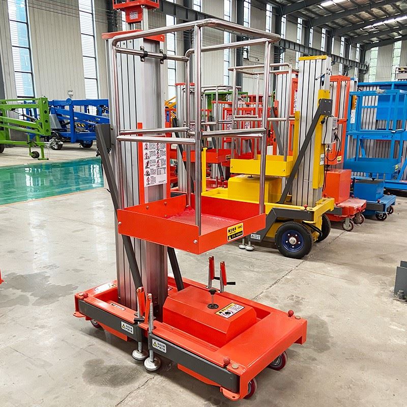 Single Mast Aluminum Alloy Lift Platform high quality